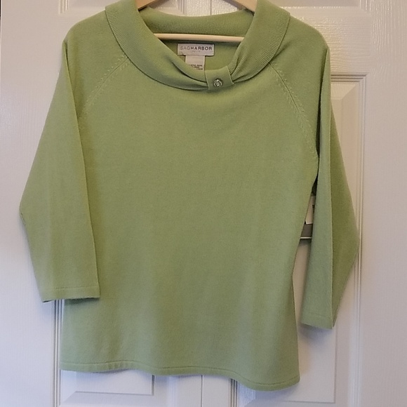 SAG HARBOR Women’s Petite Sweater Sz XLP - Picture 5 of 9